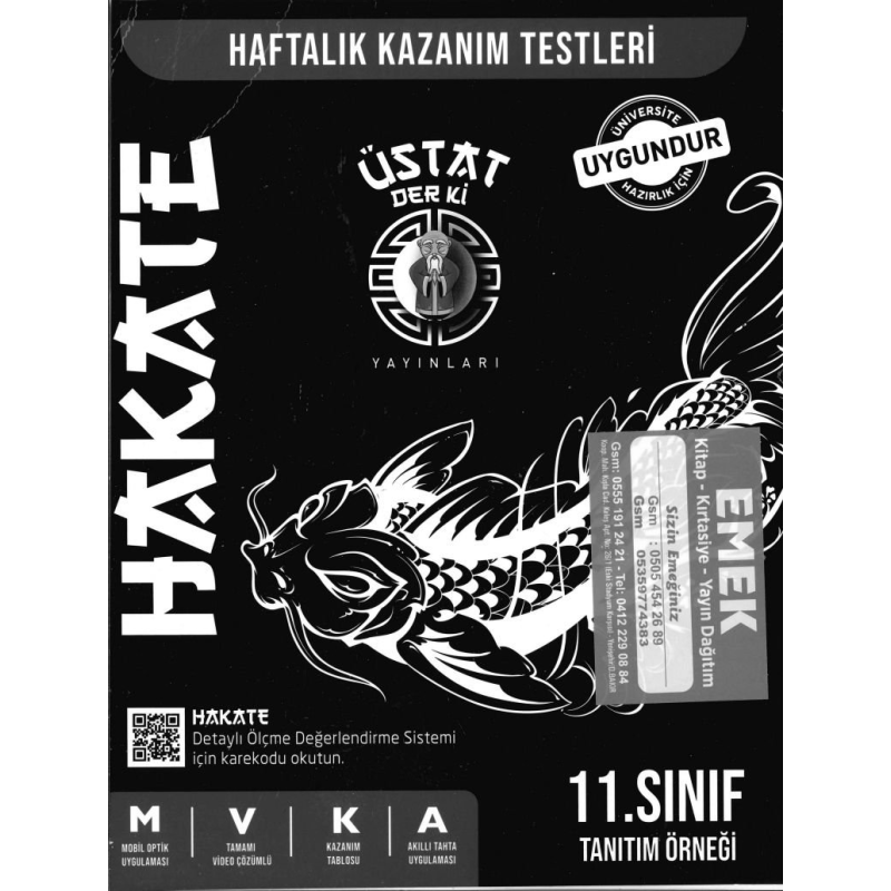 HAKATE HAFTALIK KAZANIM TESTLERİ MVKA
