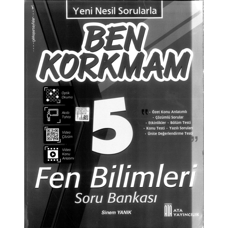 BEN KORKMAM FEN BİLİMLERİ SORU BANKASI