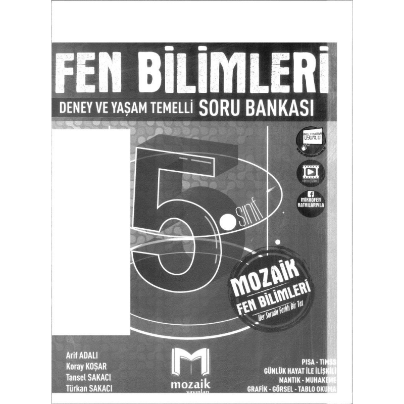FEN BİLİMLERİ DENEY VE YAŞAM TEMELLİ SORU BANKASI
