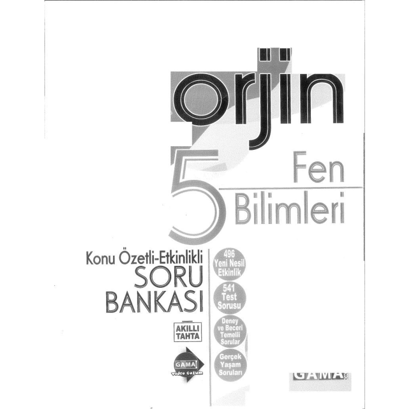 ORJİN FEN BİLİMLERİ SORU BANKASI