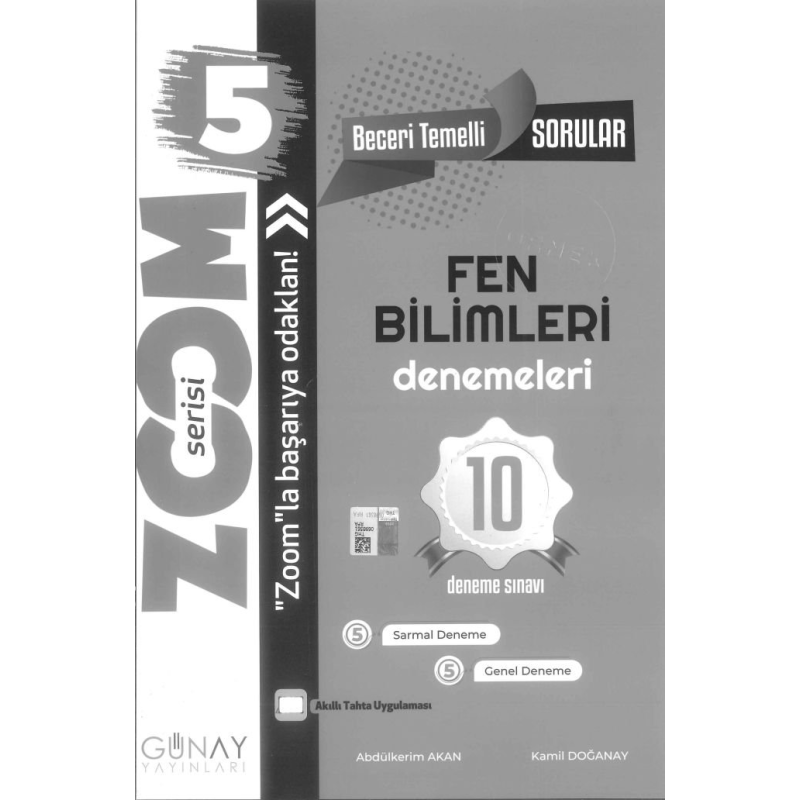 ZOOM SERİSİ FEN BİLİMLERİ DENEMELERİ