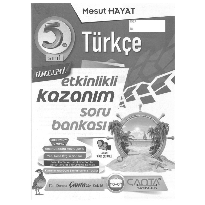 TÜRKÇE ETKİNLİKLİ KAZANIM SORU BANKASI
