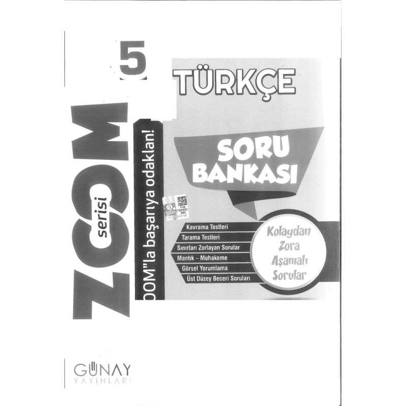 ZOOM SERİSİ TÜRKÇE SORU BANKASI