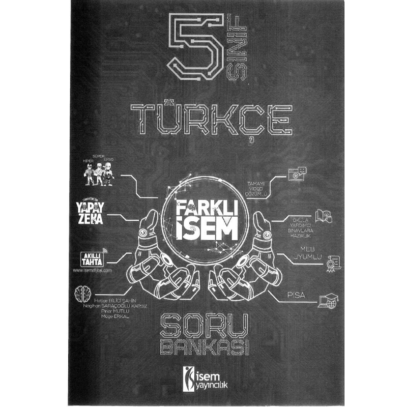 TÜRKÇE FARKLI İSEM SORU BANKASI