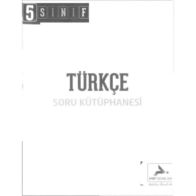 TÜRKÇE SORU KÜTÜPHANESİ