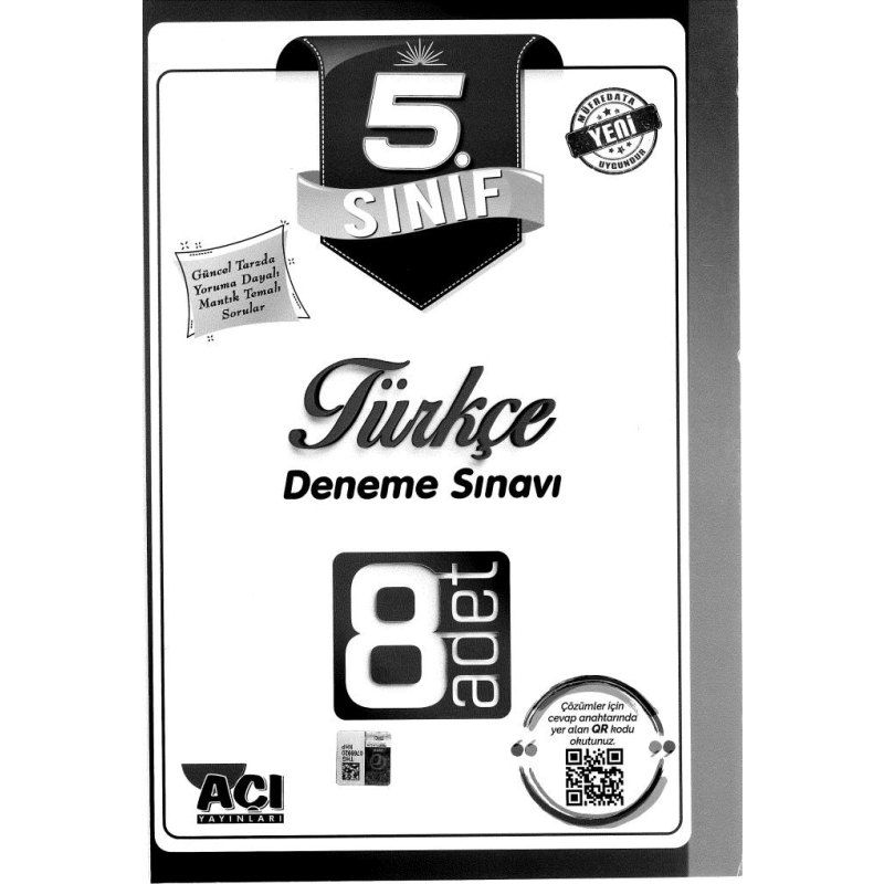 TÜRKÇE DENEME SINAVI 8 ADET