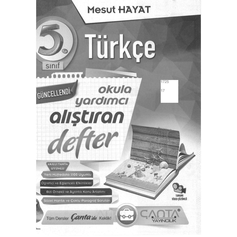 TÜRKÇE OKULA YARDIMCI ALIŞTIRAN DEFTER