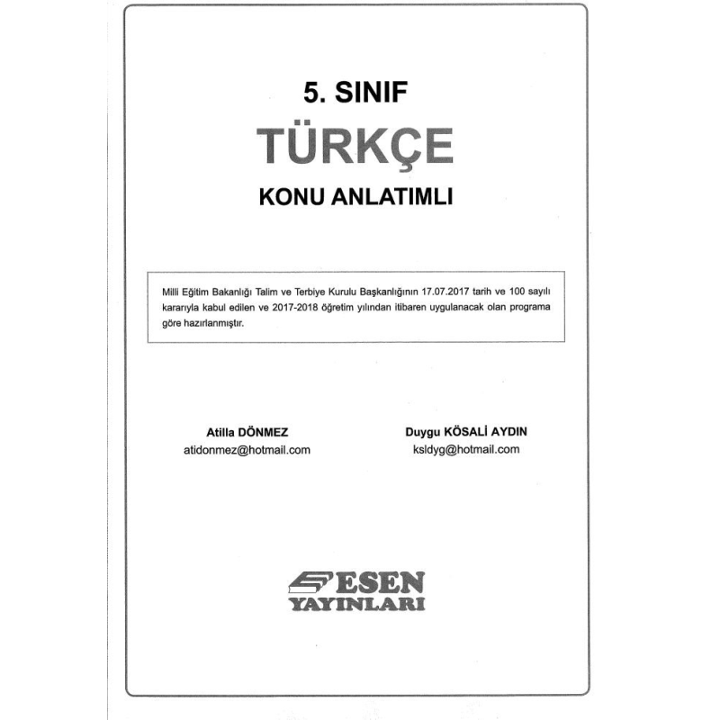 TÜRKÇE KONU ANLATIMLI