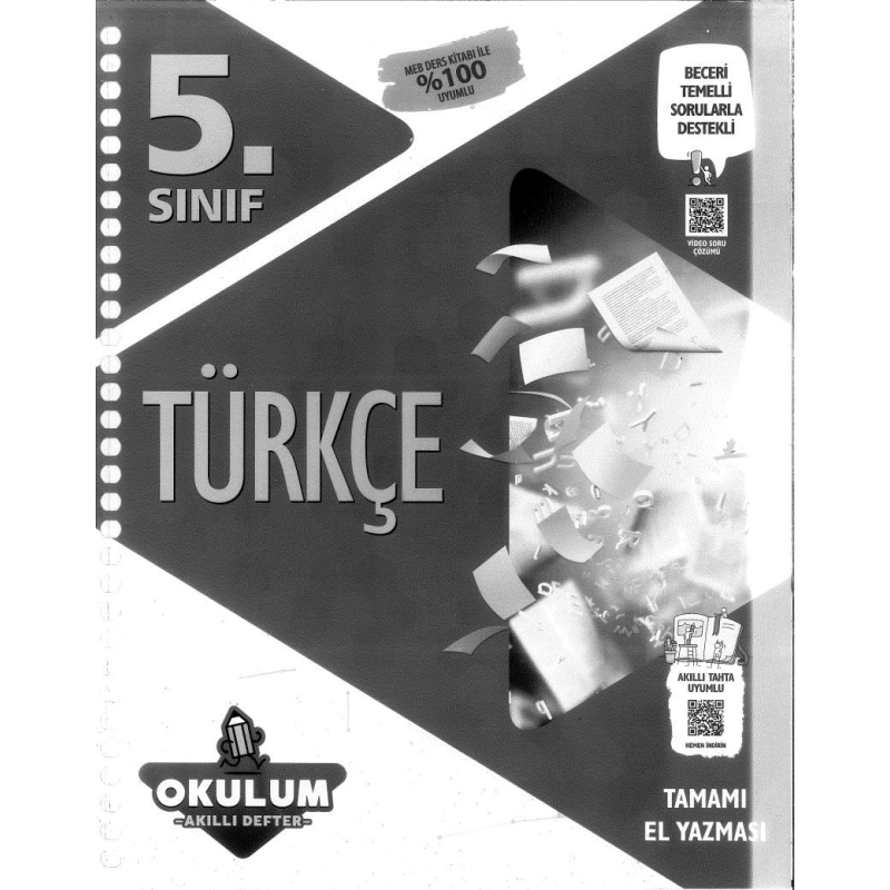 TÜRKÇE OKULUM AKILLI DEFTER