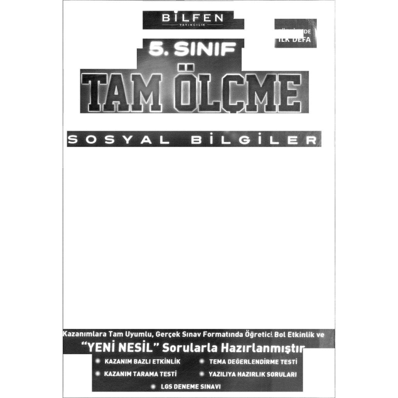 TAM ÖLÇME SOSYAL BİLGİLER
