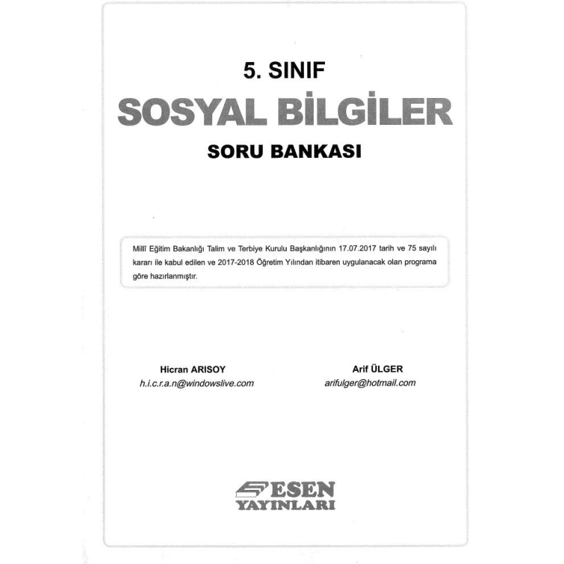 SOSYAL BİLGİLER SORU BANKASI