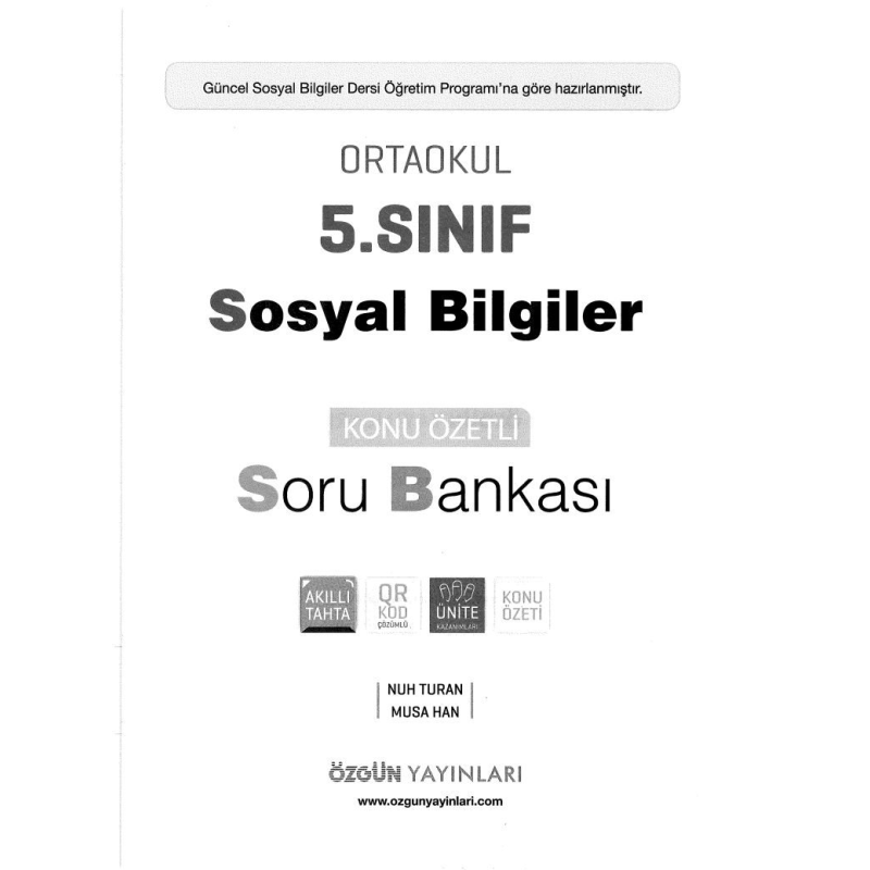 SOSYAL BİLGİLER KONU ÖZETLİ SORU BANKASI
