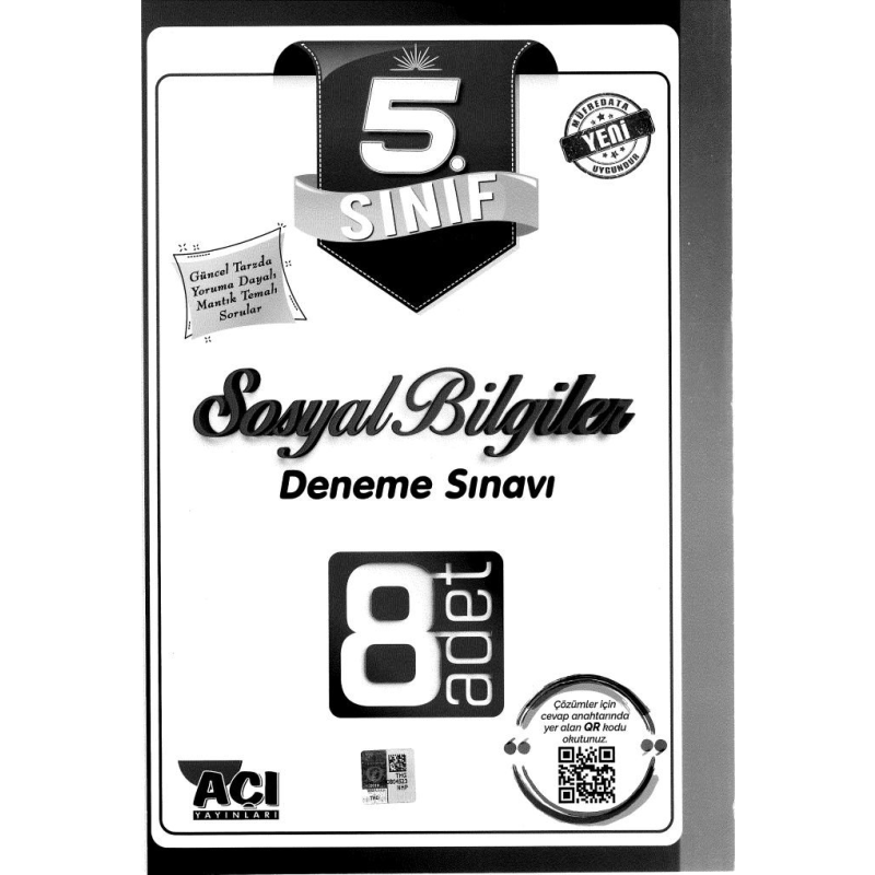 SOSYAL BİLGİLER DENEME SINAVI 8 ADET