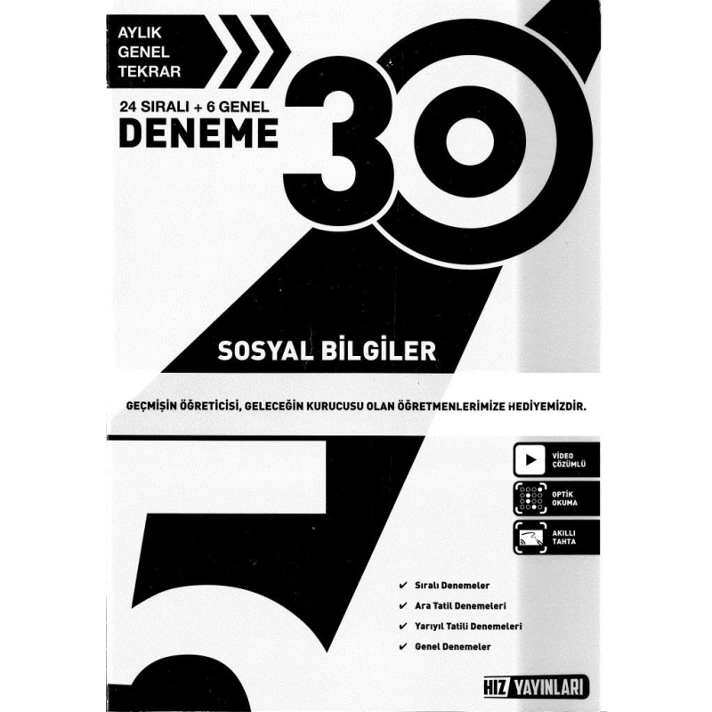 SOSYAL BİLGİLER 30 DENEME
