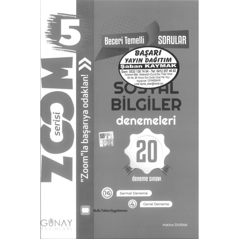 SOSYAL BİLGİLER DENEMELERİ 20 ADET