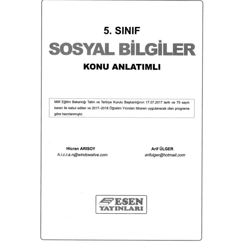 SOSYAL BİLGİLER KONU ANLATIMLI