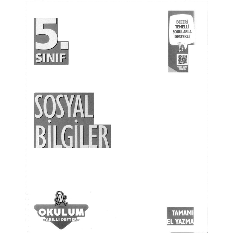 SOSYAL BİLGİLER OKULUM AKILLI DEFTER