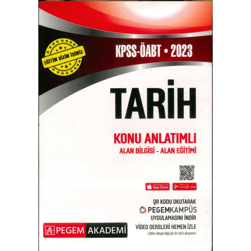 TARİH KONU ANLATIMLI ALAN BİLGİSİ-ALAN EĞİTİMİ