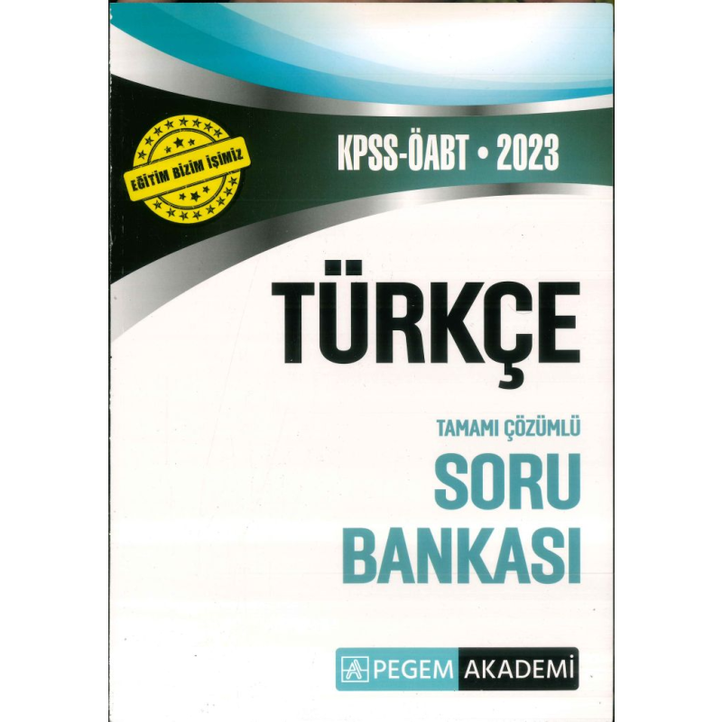 TÜRKÇE TAMAMI ÇÖZÜMLÜ SORU BANKASI
