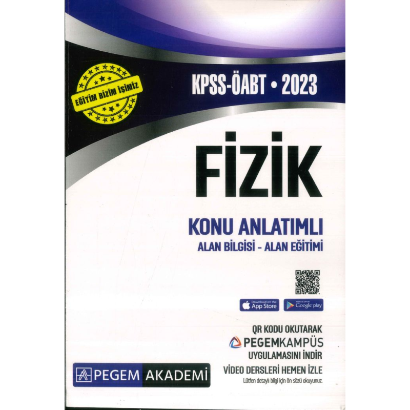FİZİK KONU ANLATIMLI ALAN BİLGİSİ-ALAN EĞİTİMİ