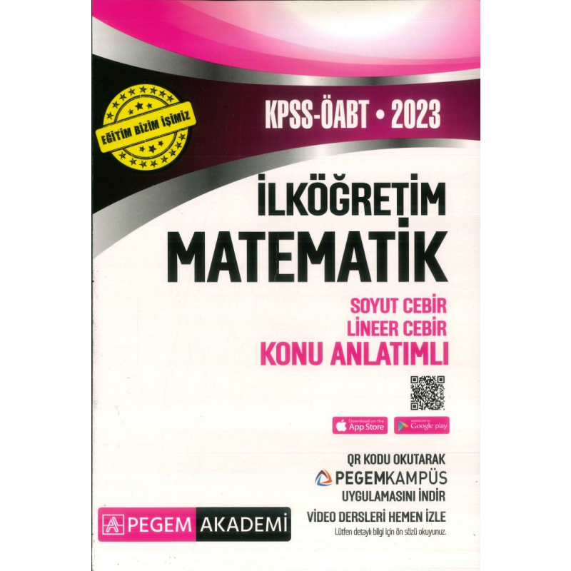 İLKÖĞRETİM MATEMATİK SOYUT CEBİR LİNEER CEBİR KONU ANLATIMLI