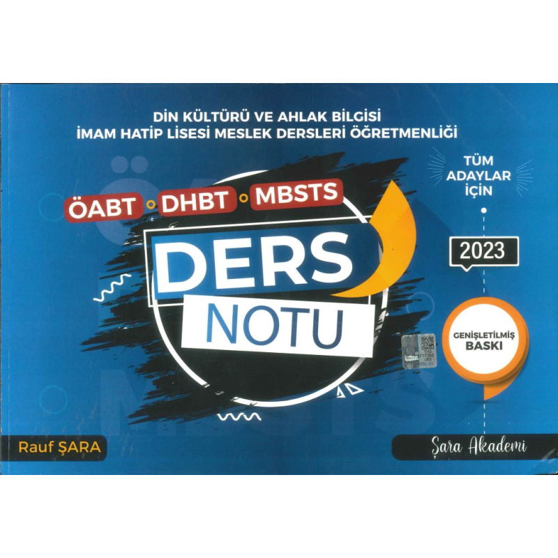 DİN KÜLTÜRÜ VE AHLAK BİLGİSİ DERS NOTU