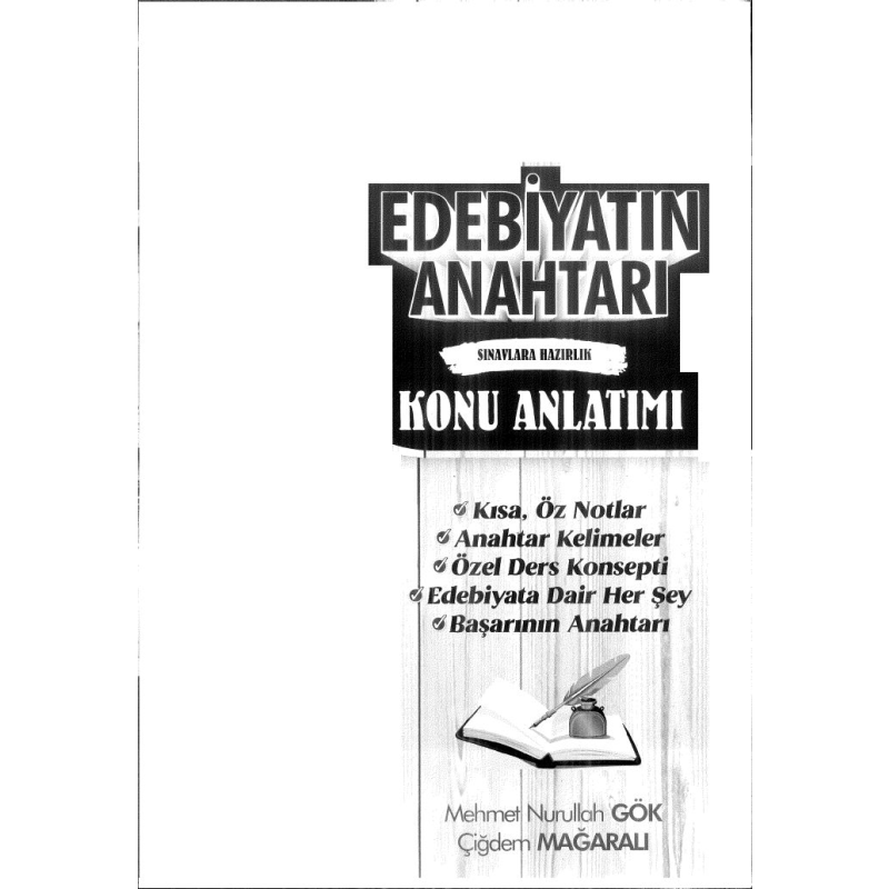 EDEBİYATIN ANAHTARI KONU ANLATIMI