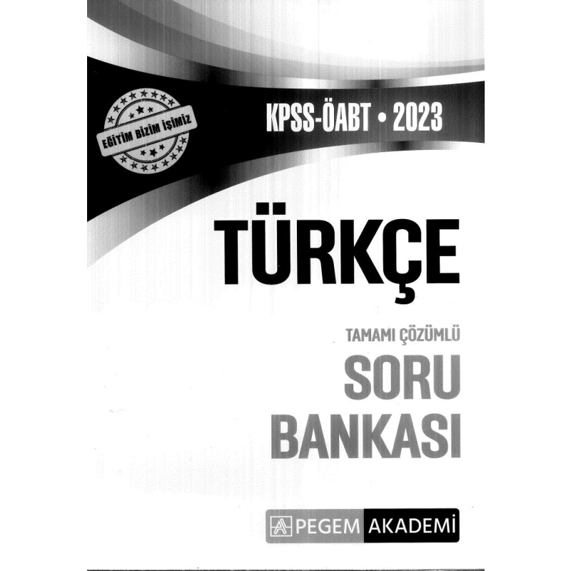 TÜRKÇE TAMAMI ÇÖZÜMLÜ SORU BANKASI