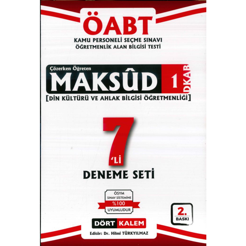 MAKSUD 1 DİKAB 7'Lİ DENEME SETİ