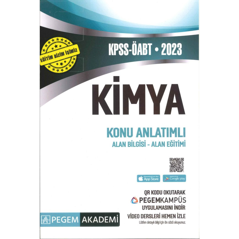 KİMYA KONU ANLATIMLI ALAN BİLGİSİ ALAN EĞİTİMİ