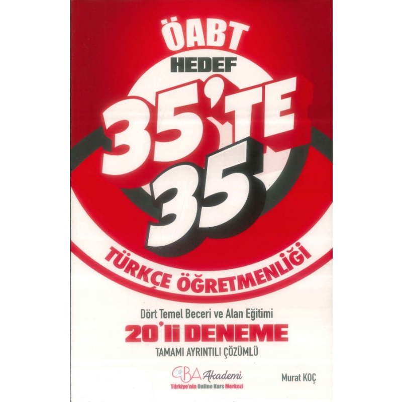 HEDEF 35'TE 35 20'lİ DENEME ÇÖZÜMLÜ