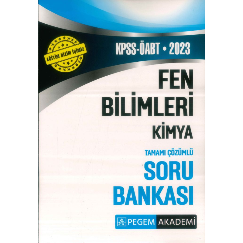 KİMYA TAMAMI ÇÖZÜMLÜ SORU BANKASI