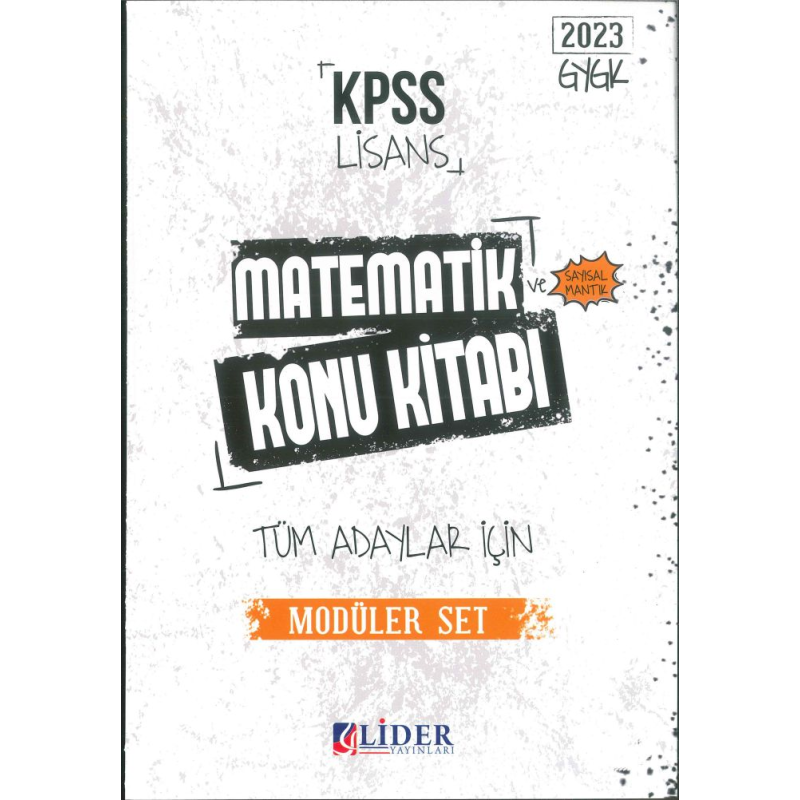 MATEMATİK KONU KİTABI