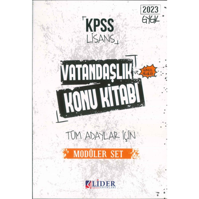 VATANDAŞLIK KONU KİTABI