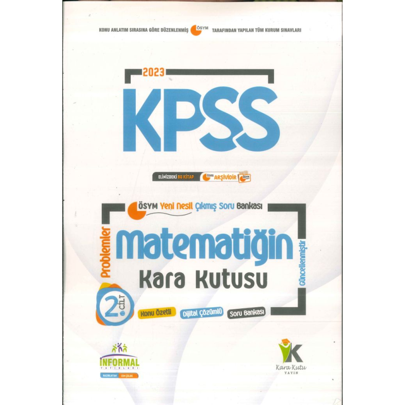 MATEMATİĞİN KARA KUTUSU (PROBLEMLER) CİLT 2