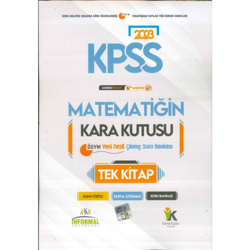 MATEMATİĞİN KARA KUTUSU TEK KİTAP