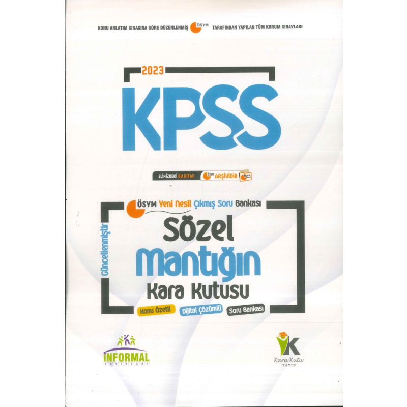 SÖZEL MANTIĞIN KARA KUTUSU