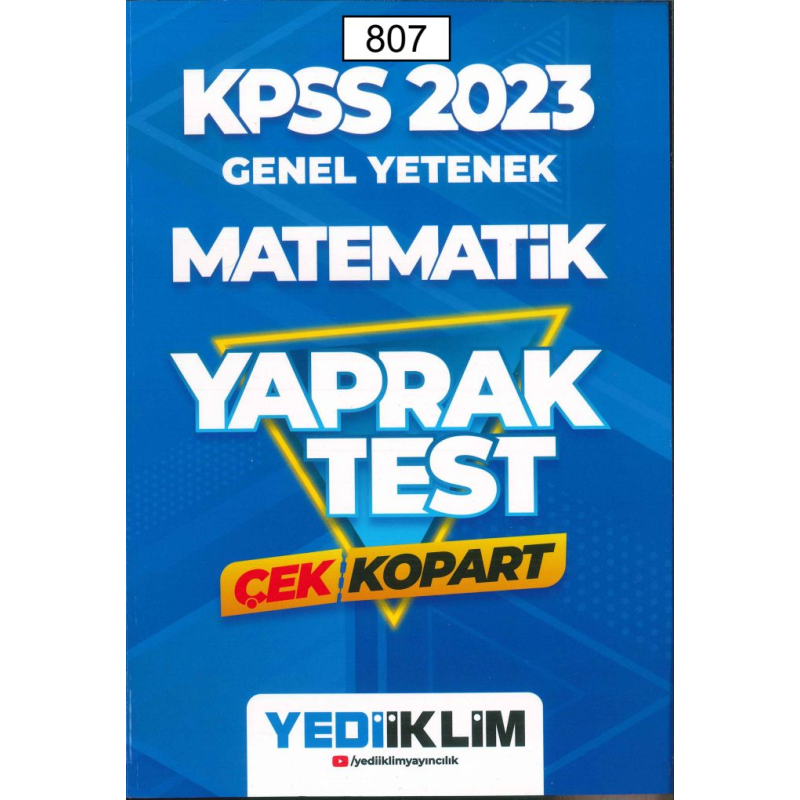 MATEMATİK ÇEK KOPART YAPRAK TEST