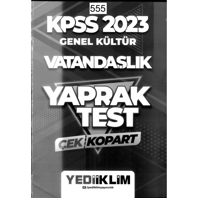VATANDAŞLIK ÇEK KOPART YAPRAK TEST
