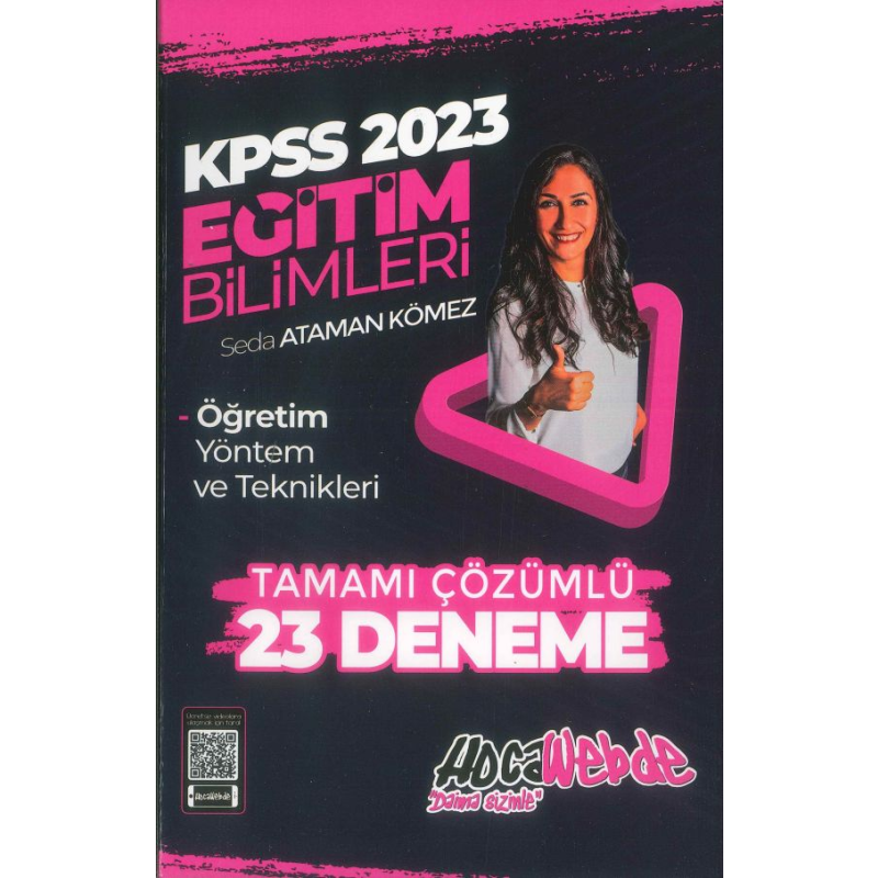 ÖĞRETİM YÖNTEM VE TEKNİKLERİ 23 DENEME ÇÖZÜMLÜ