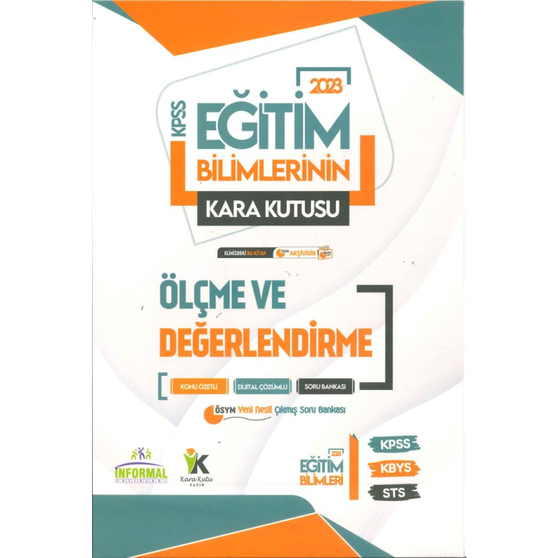 KARA KUTU ÖLÇME VE DEĞERLENDİRME KONU ÖZETLİ SORU BANKASI