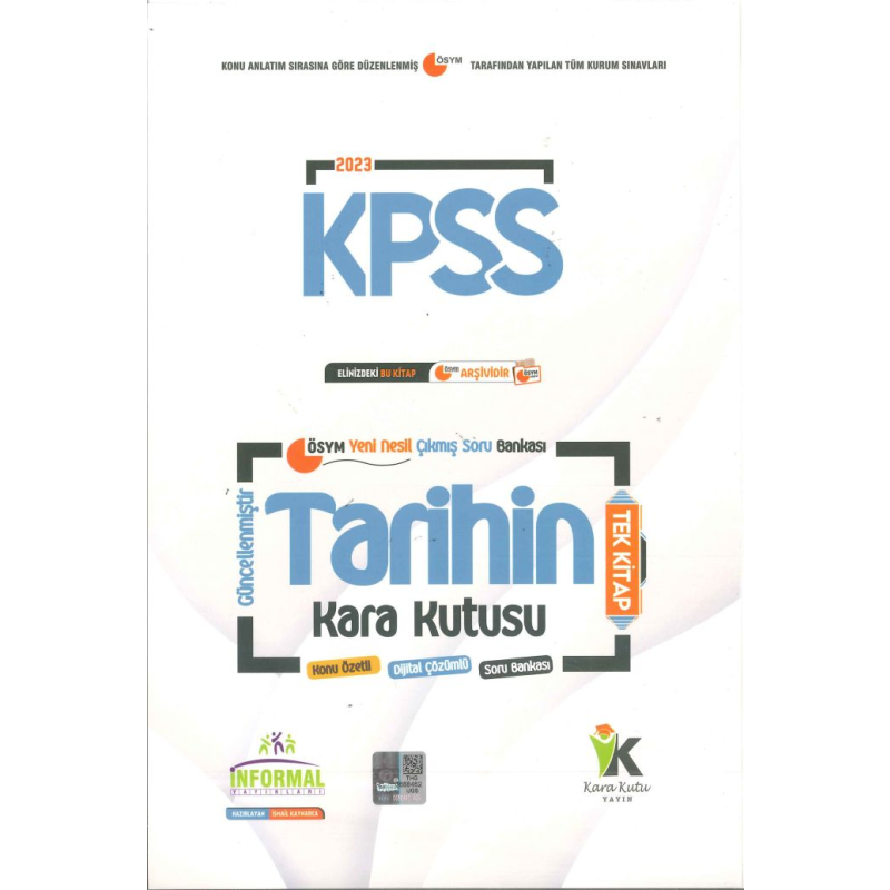 TARİHİN KARA KUTUSU (TEK KİTAP)
