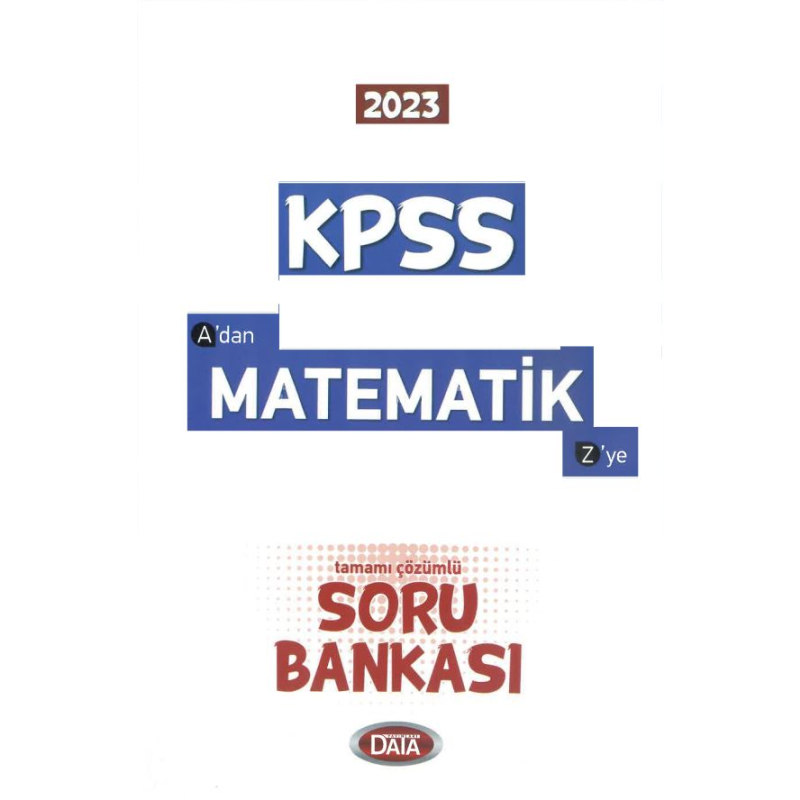 A'DAN Z'YE MATEMATİK SORU BANKASI