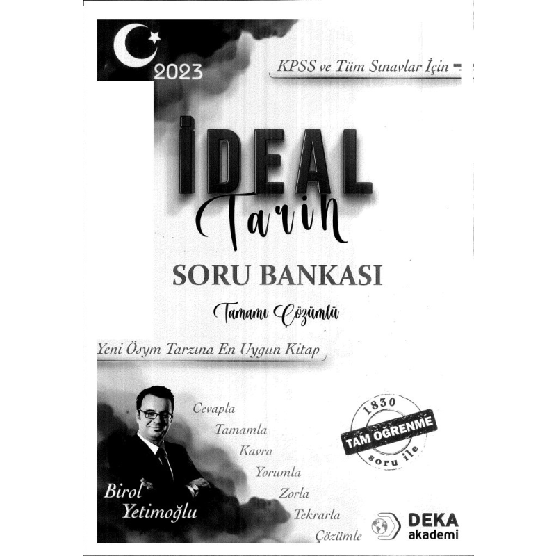 İDEAL TARİH TAMAMI ÇÖZÜMLÜ SORU BANKASI