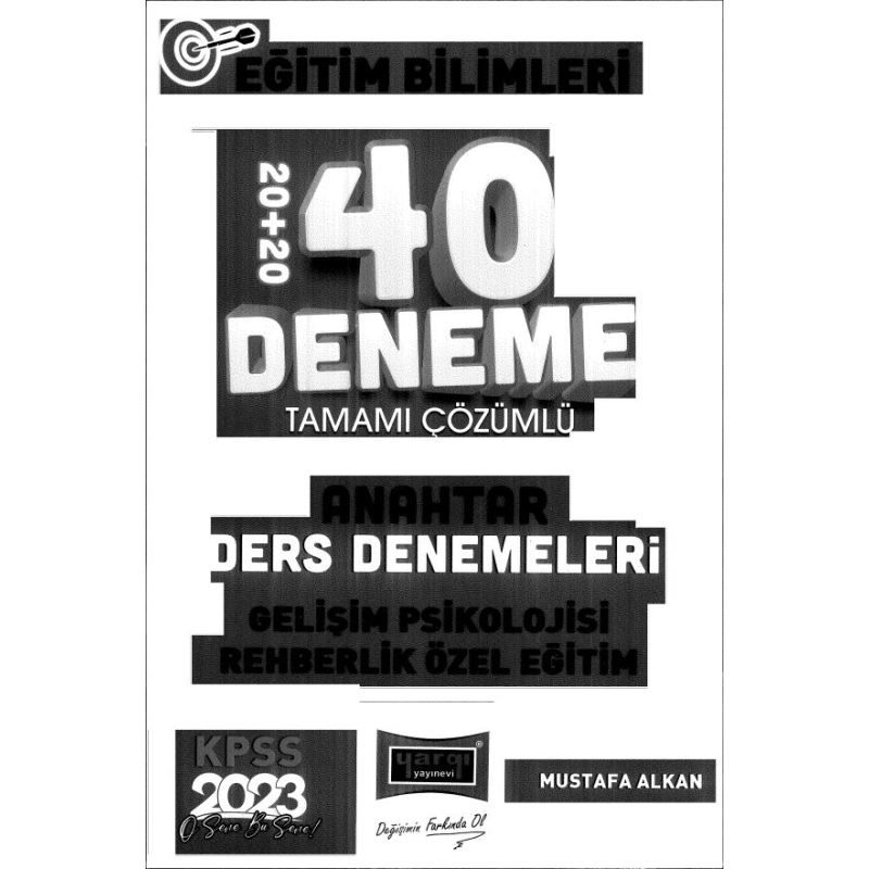 ANAHTAR 40 DENEME GELİŞİM PSİKO. - REHBERLİK ÖZEL EĞİTİM