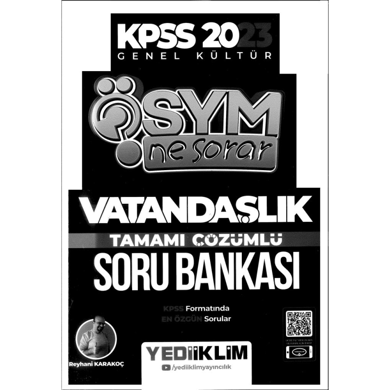 ÖSYM NE SORAR VATANDAŞLIK ÇÖZÜMLÜ SORU BANKASI