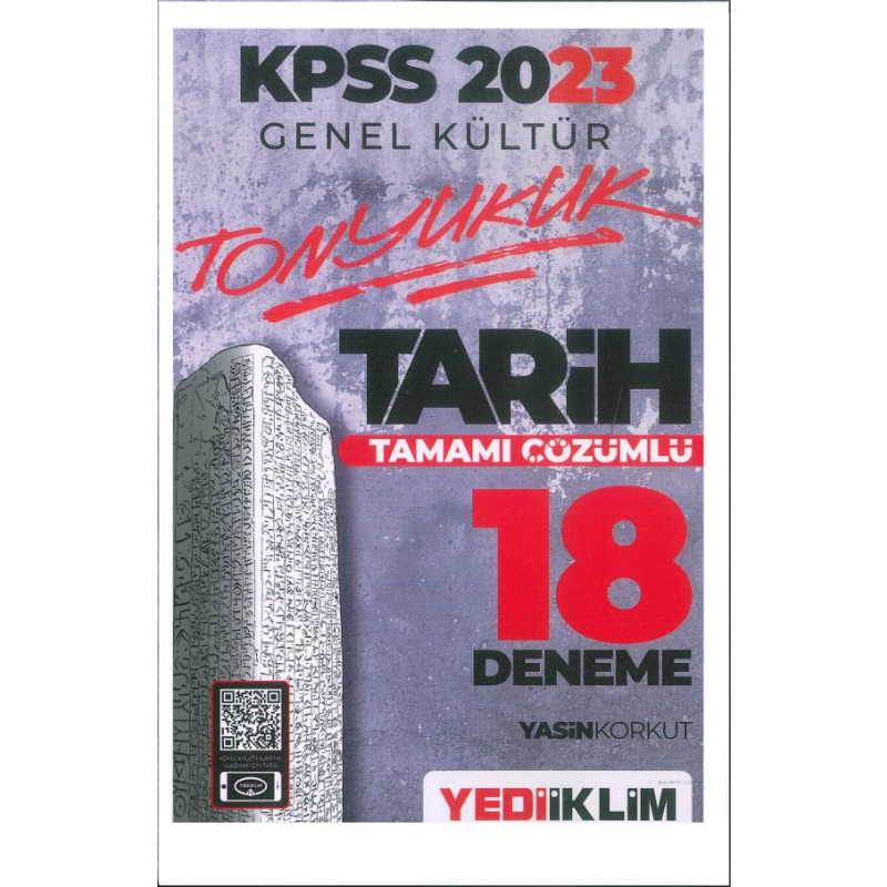 TONYUKUK TARİH 18 ÇÖZÜMLÜ DENEME