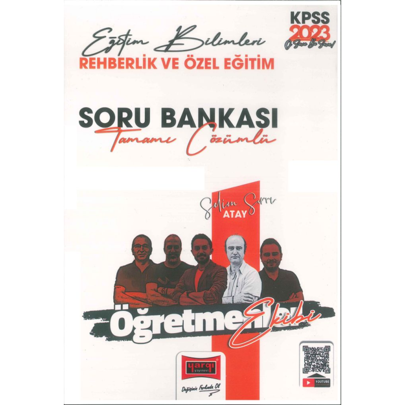 REHBERLİK VE ÖZEL EĞİTİM TAMAMI ÇÖZÜMLÜ SORU BANKASI ÖĞRETMENLER EKİBİ