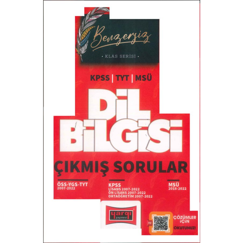 KLAS SERİSİ DİL BİLGİSİ ÇIKMIŞ SORULAR (KPSS-TYT-MSÜ) 2007-2022