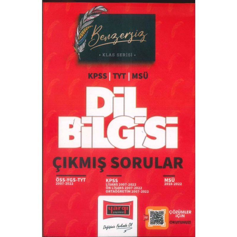KLAS SERİSİ DİL BİLGİSİ ÇIKMIŞ SORULAR (ÖSS-YGS-TYT-KPSS-MSÜ) 2007-2022